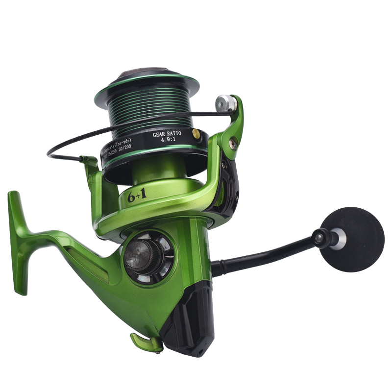 Green Metal role za duboku morsku ribu Distant Wheel Daljinski kotač Raft Wheel Bait Role za bacanje rotirajuća rola za ribolov